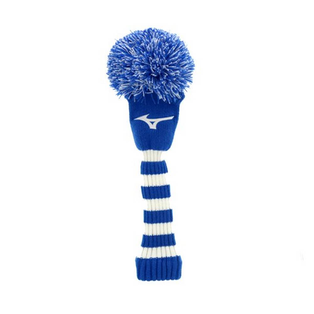 Copricapo Mizuno Knit Pom Fairway Uomo - Blu/Bianche - 26347-BMRU